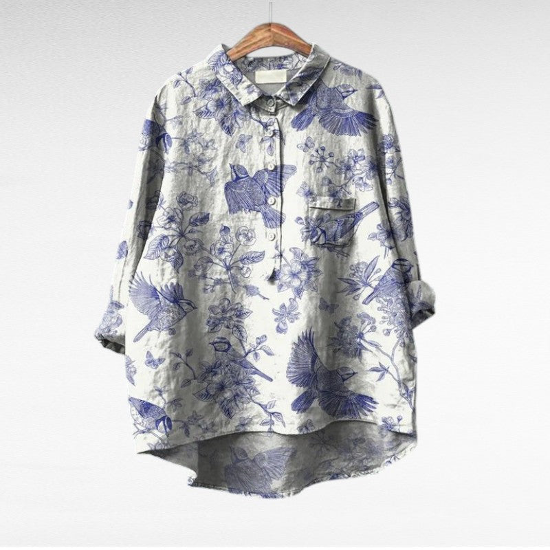 Clara | Blusa de lino