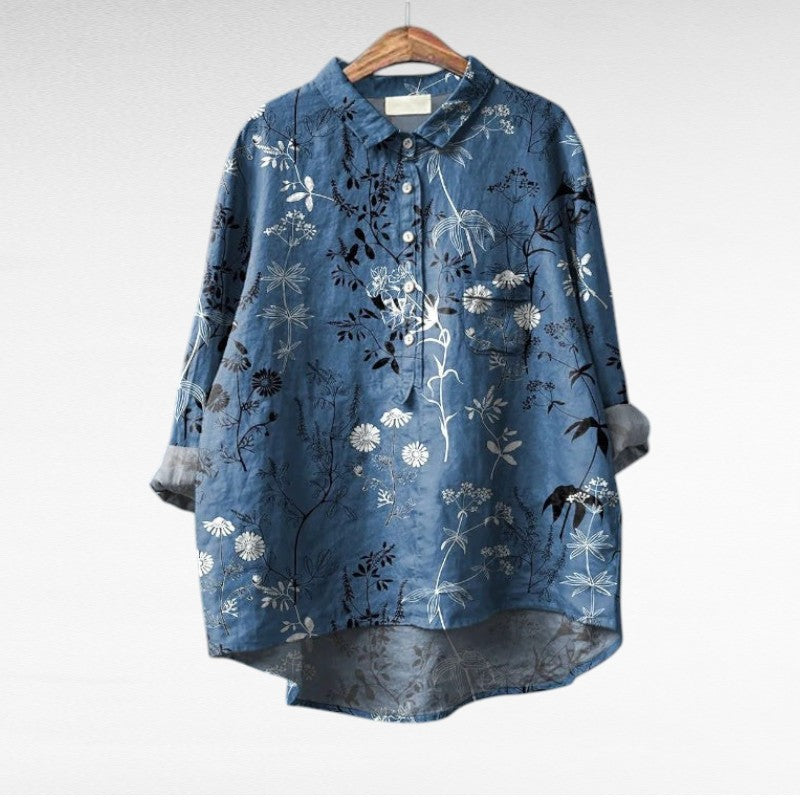 Clara | Blusa de lino
