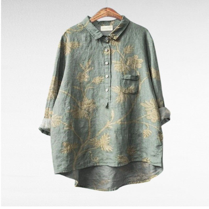 Clara | Blusa de lino