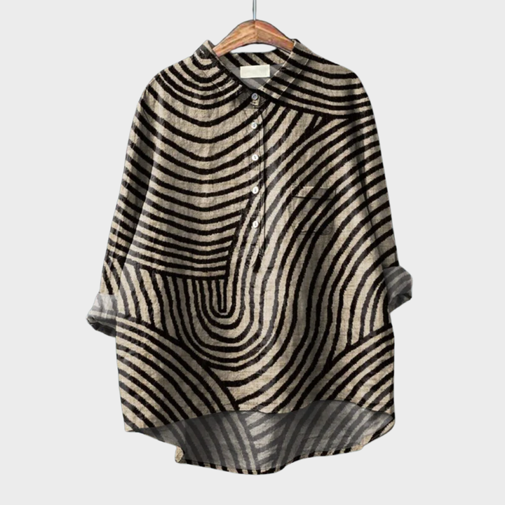 Melina | Blusa de lino elegante para el verano
